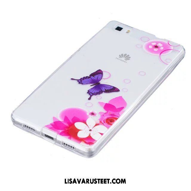 Huawei P8 Lite Kuoret Kuori Kohokuviointi Nuoret Maalaus Kotelo Verkossa