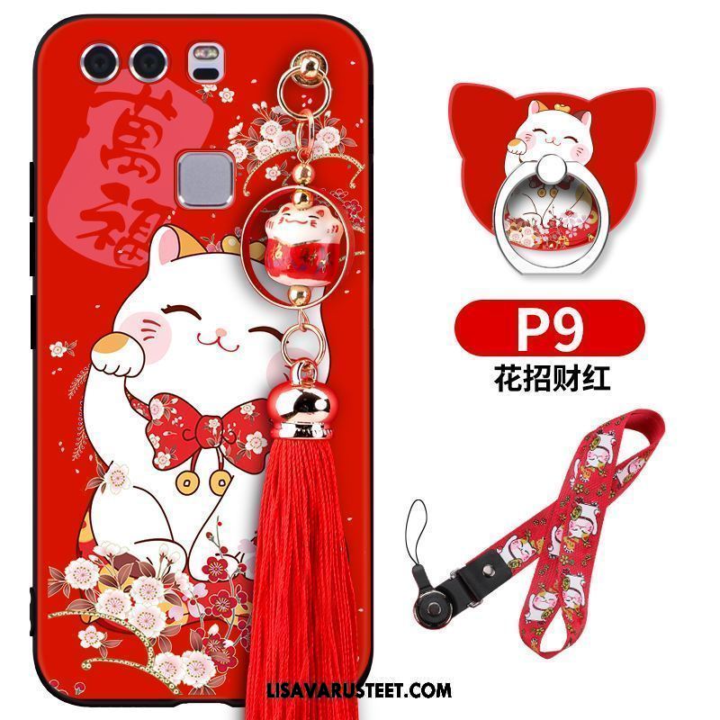 Huawei P9 Kuoret Kissa Punainen Nuoret Tide-brändi Pehmeä Neste Verkossa
