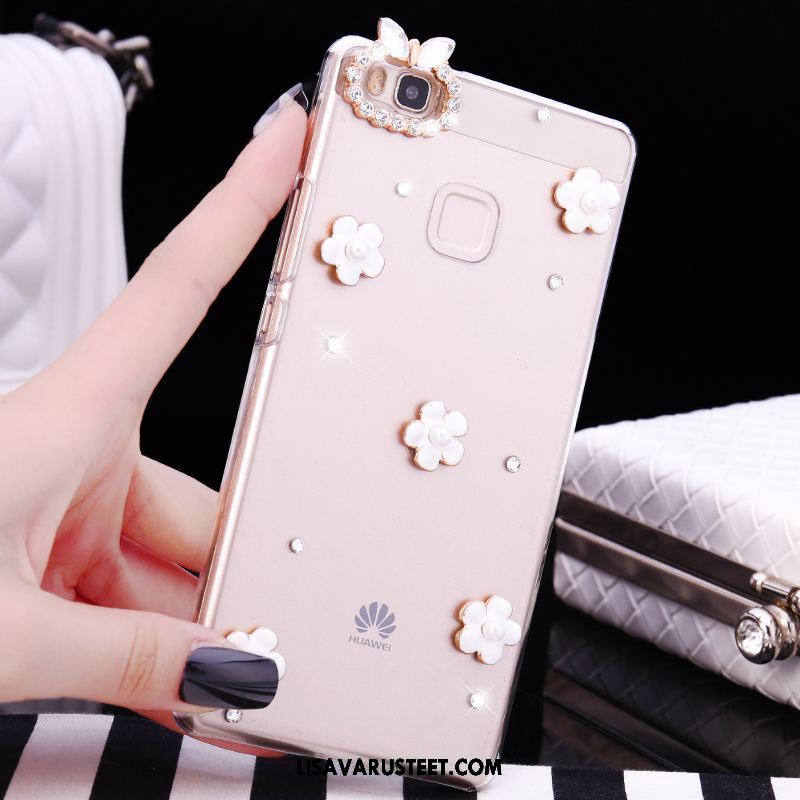 Huawei P9 Lite Kuoret Kova Puhelimen Kuori Kotelo Rhinestone Inlay Verkossa