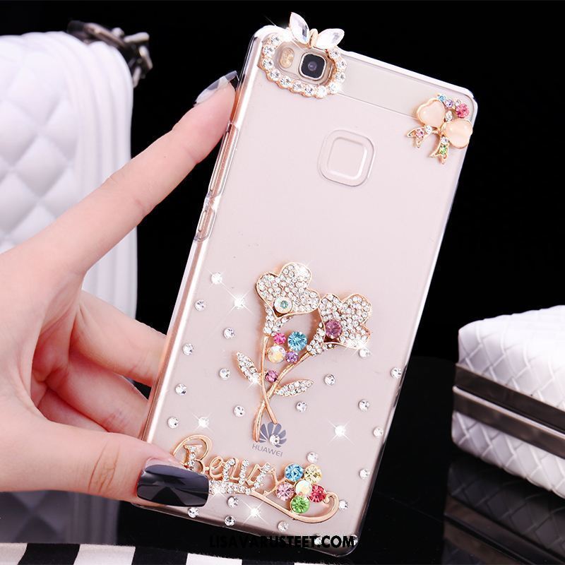 Huawei P9 Lite Kuoret Kova Puhelimen Kuori Kotelo Rhinestone Inlay Verkossa