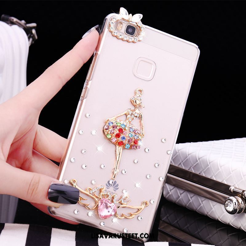 Huawei P9 Lite Kuoret Kova Puhelimen Kuori Kotelo Rhinestone Inlay Verkossa