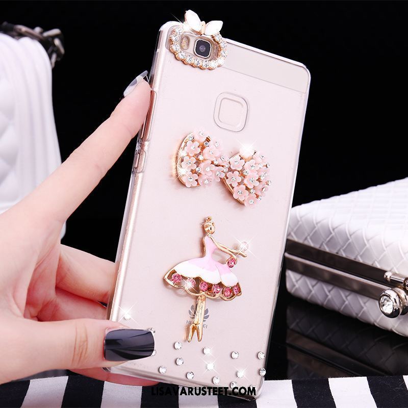 Huawei P9 Lite Kuoret Kova Puhelimen Kuori Kotelo Rhinestone Inlay Verkossa