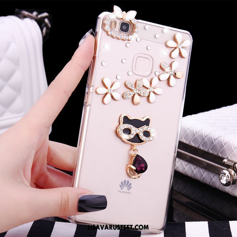 Huawei P9 Lite Kuoret Kova Puhelimen Kuori Kotelo Rhinestone Inlay Verkossa