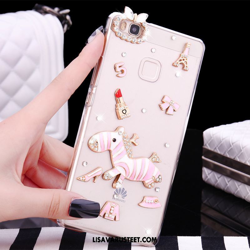 Huawei P9 Lite Kuoret Kova Puhelimen Kuori Kotelo Rhinestone Inlay Verkossa