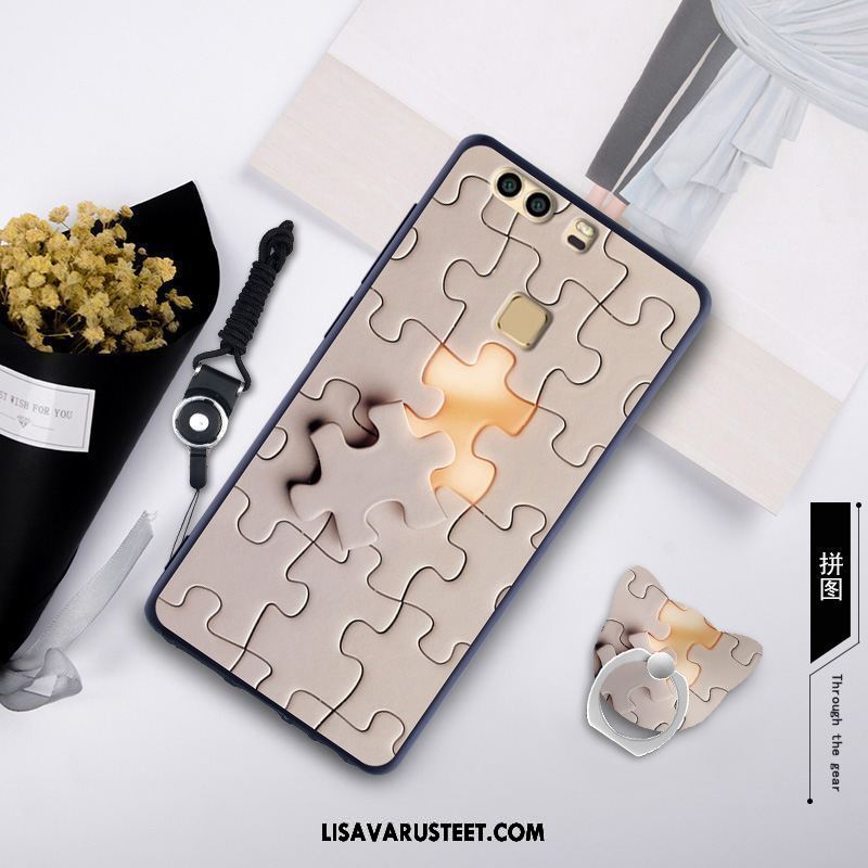 Huawei P9 Plus Kuoret All Inclusive Pu Kotelo Sininen Puhelimen Kuori Osta