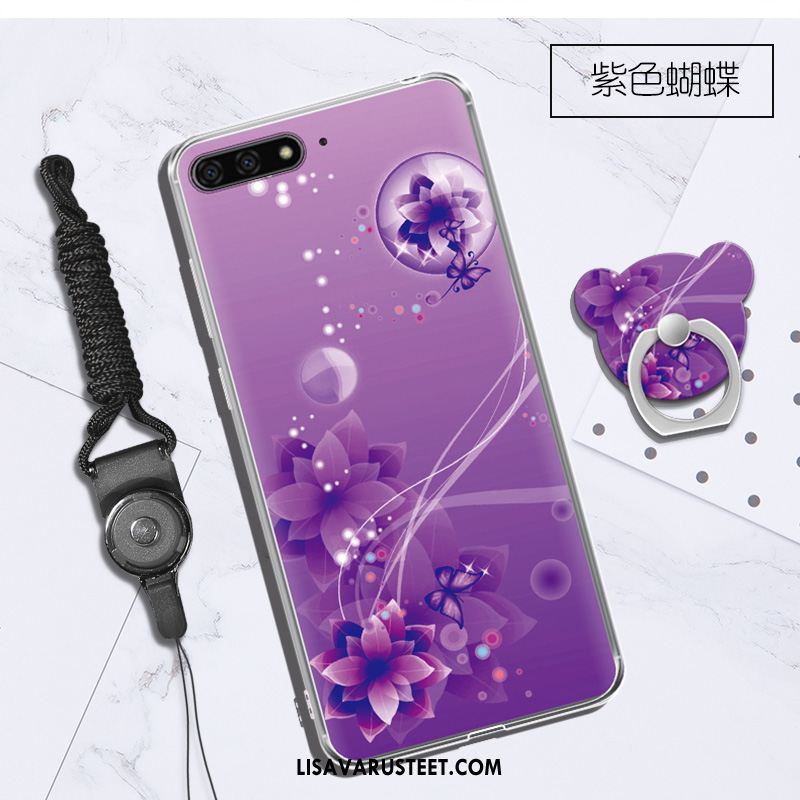 Huawei Y6 2018 Kuoret Puhelimen Ripustettavat Koristeet Luova Kotelo Sininen Osta
