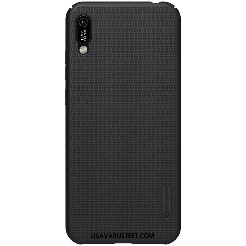 Huawei Y6 2019 Kuoret Kuori Pesty Suede Punainen Murtumaton Kotelo Myynti