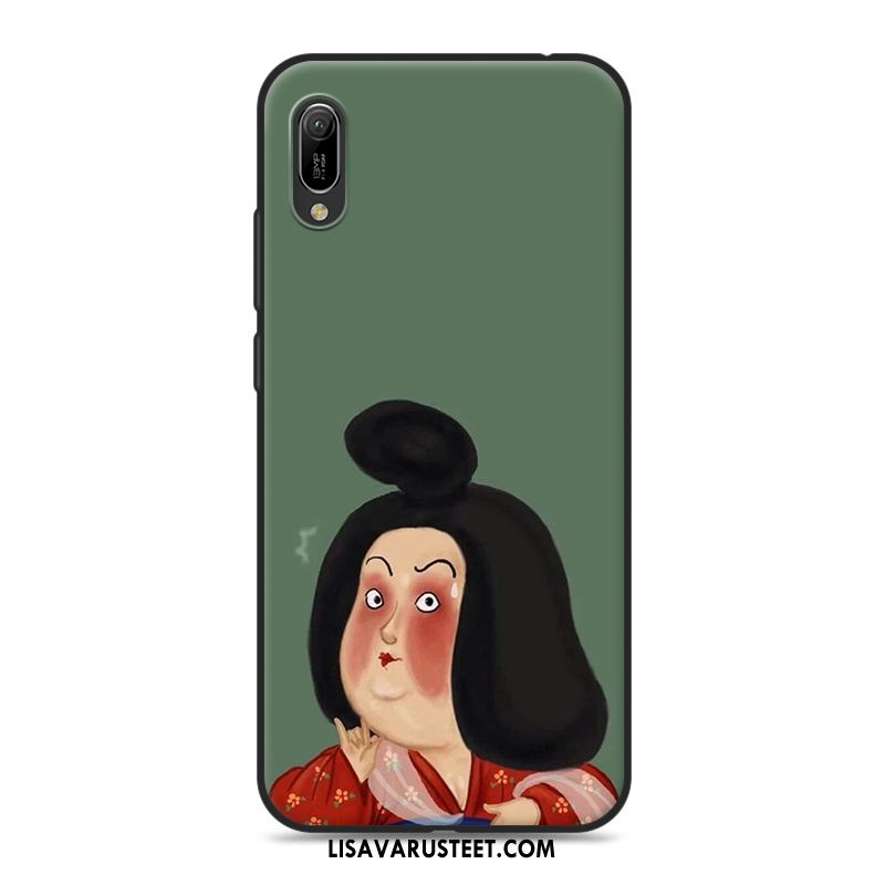 Huawei Y6 2019 Kuoret Suojaus Kotelo Puhelimen Tide-brändi Yksinkertainen Halvat