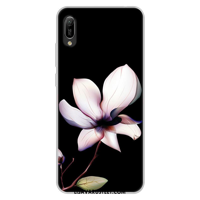 Huawei Y6 2019 Kuoret Valkoinen Pehmeä Neste Puhelimen Suojaus Kuori Halpa