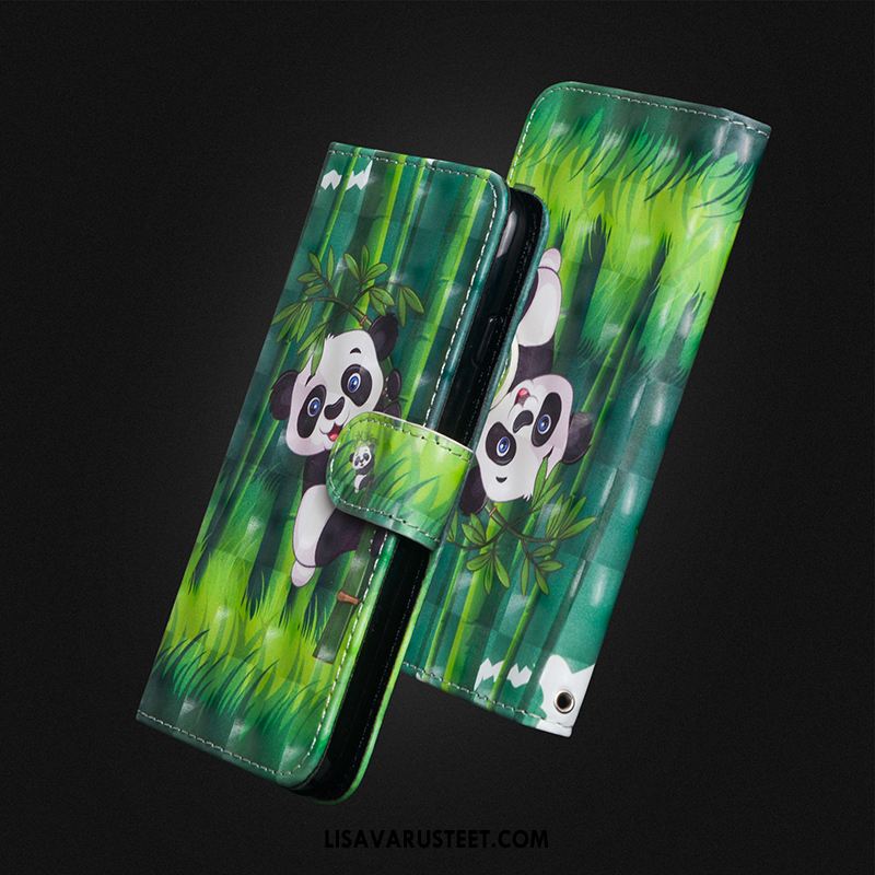 Huawei Y6 Pro 2017 Kuoret Tuki Maalaus Salkku Kortti Nahkakotelo Halvat