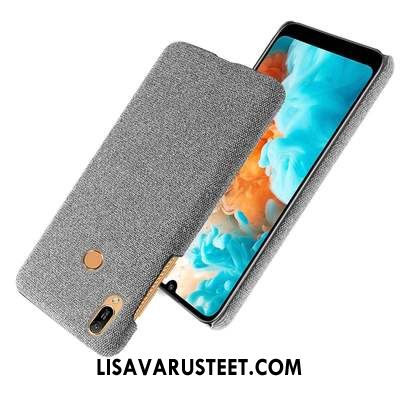 Huawei Y6s Kuoret Kuori Kova Puhelimen Harmaa Pesty Suede Osta