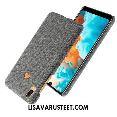 Huawei Y6s Kuoret Kuori Kova Puhelimen Harmaa Pesty Suede Osta