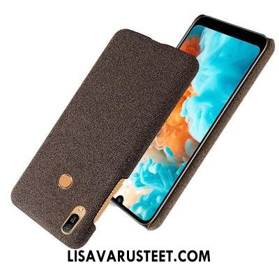 Huawei Y6s Kuoret Kuori Kova Puhelimen Harmaa Pesty Suede Osta