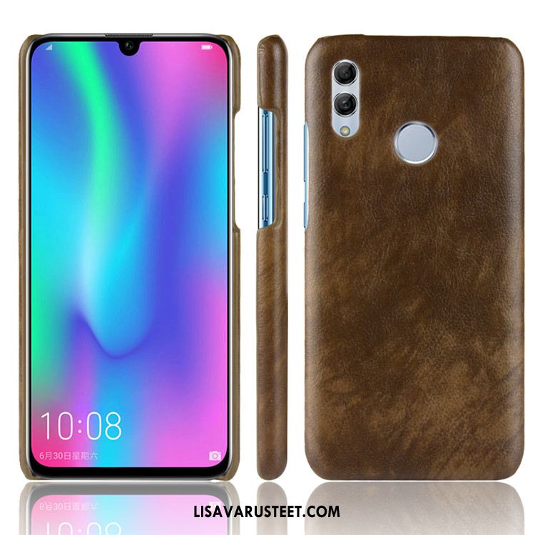 Huawei Y7 2019 Kuoret Suojaus Kova Puhelimen Kukkakuvio Litsi Kuori Tarjous