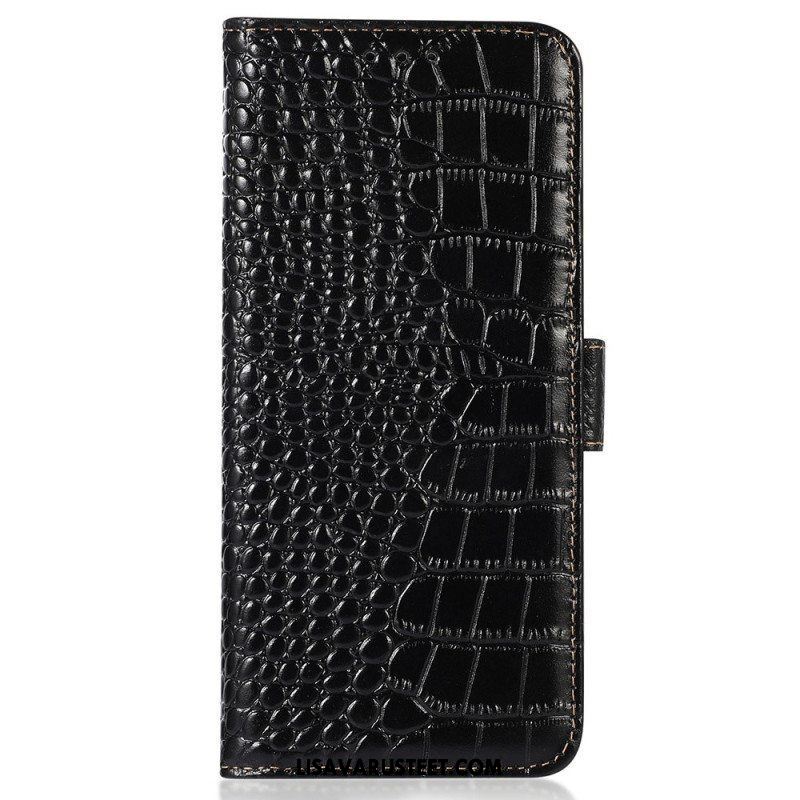 Kotelot Huawei Mate 50 Pro Crocodile Style Rfid