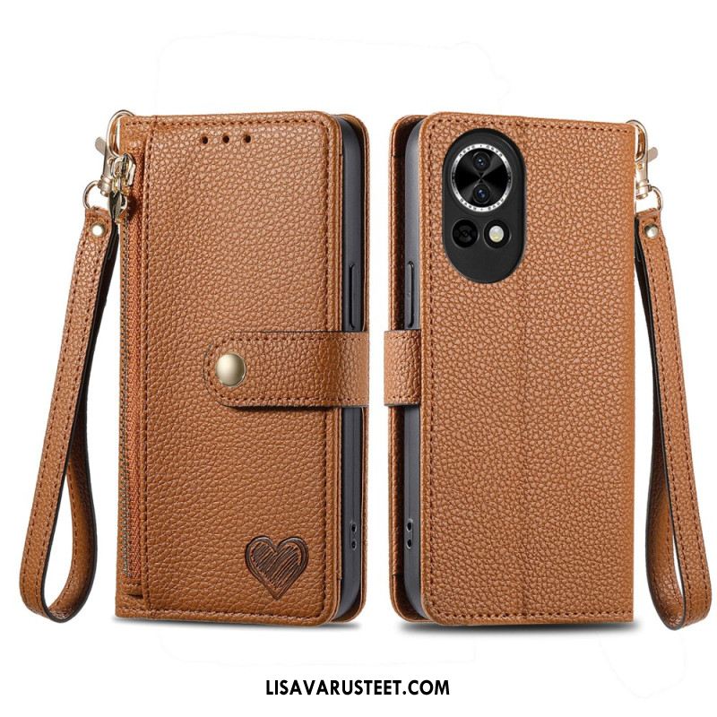 Kotelot Huawei Nova 13 Rfid-sydänlompakko