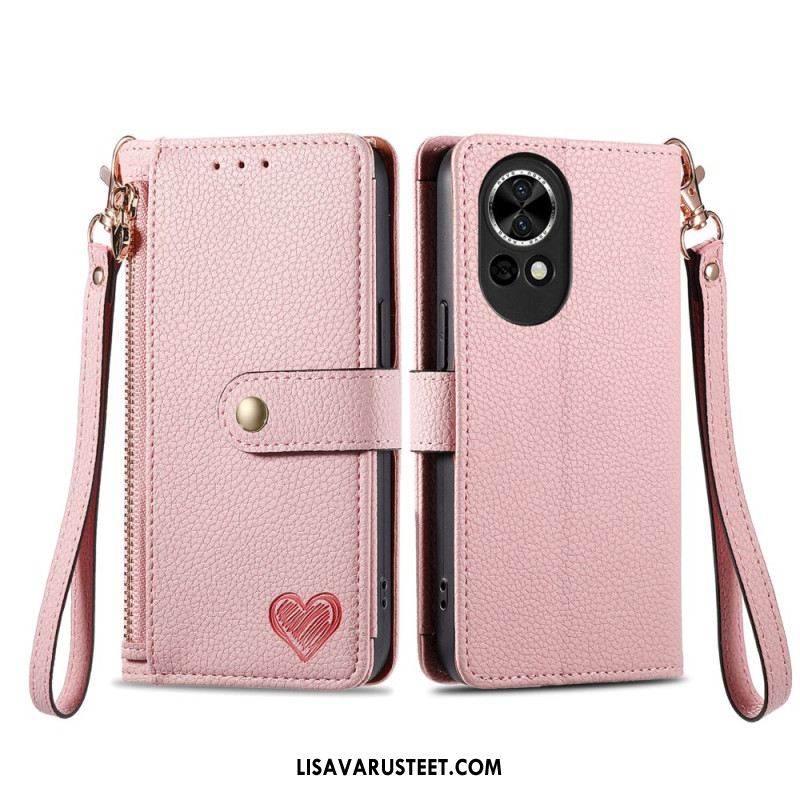 Kotelot Huawei Nova 13 Rfid-sydänlompakko