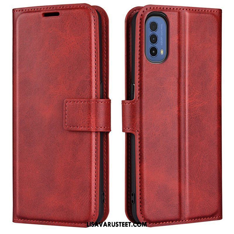 Kotelot Moto E40 / E30 / E20 Ohut Extreme Leather -efekti