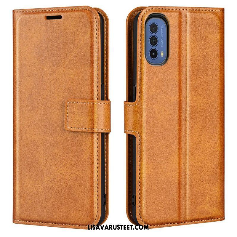 Kotelot Moto E40 / E30 / E20 Ohut Extreme Leather -efekti