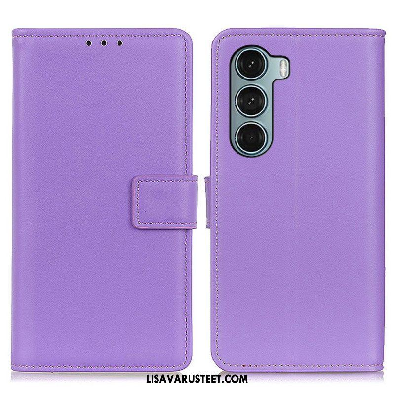 Kotelot Moto G200 5G Tavallista Keinonahkaa