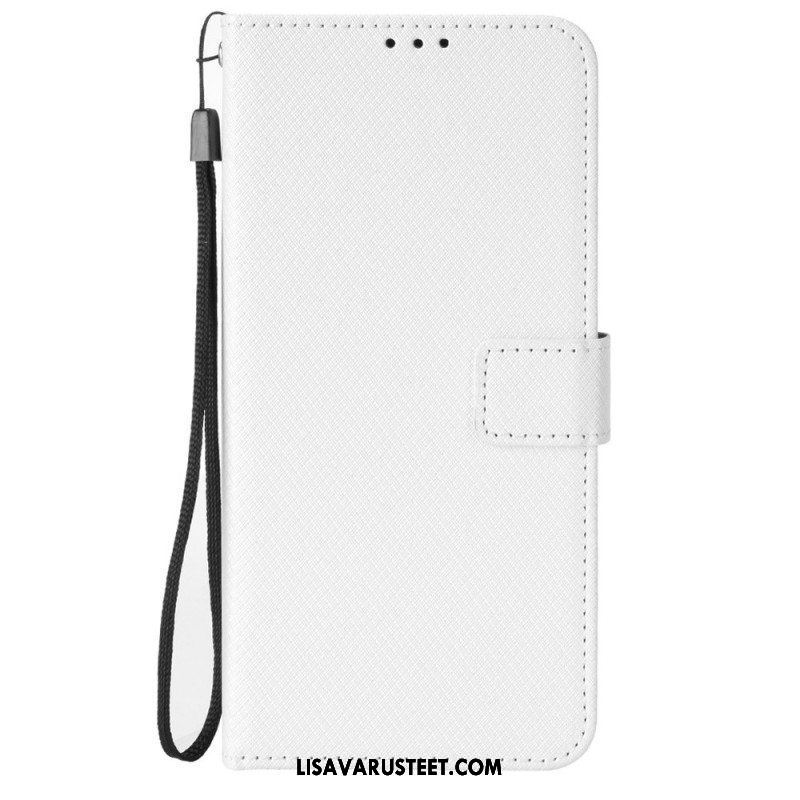 Kotelot OnePlus 10T 5G Suojaketju Kuori Tyylikäs Strappy Faux Leather