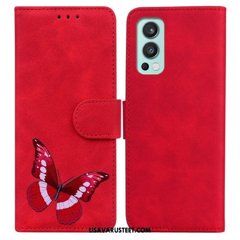 Kotelot OnePlus Nord 2 5G Skin Touch Butterfly