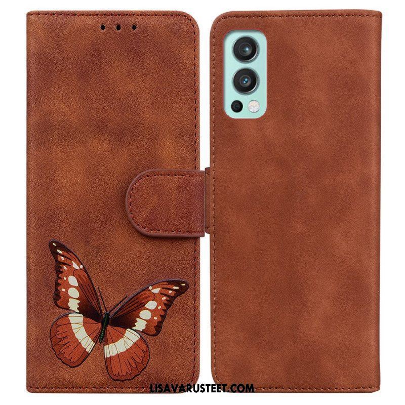 Kotelot OnePlus Nord 2 5G Skin Touch Butterfly