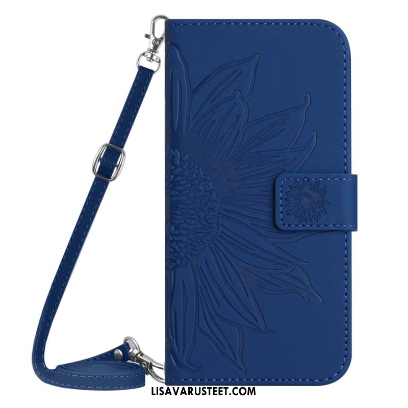 Kotelot Oneplus 13r Auringonkukkakuvioinen Olkahihna