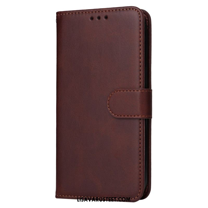 Kotelot Oneplus 13r Puhelinkuoret Yksivärinen Nahkaefektiranneke