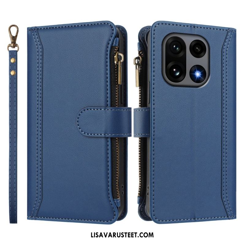 Kotelot Oneplus 15 9 Kortin Lokeron Lompakko Hihnalla