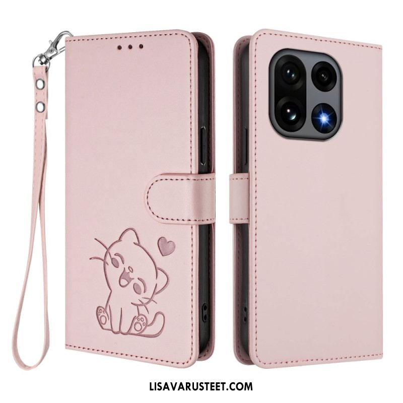 Kotelot Oneplus 15 Pieni Kissa Hihnalla