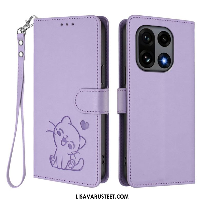 Kotelot Oneplus 15 Pieni Kissa Hihnalla