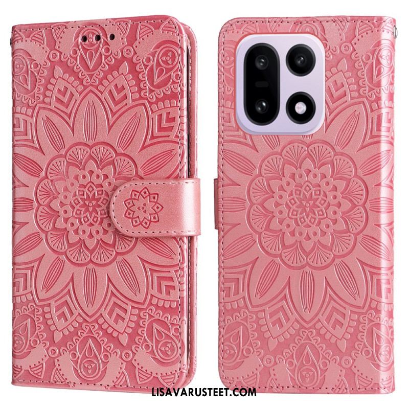 Kotelot Oneplus 15 Puhelinkuoret Auringonkukkakuvio