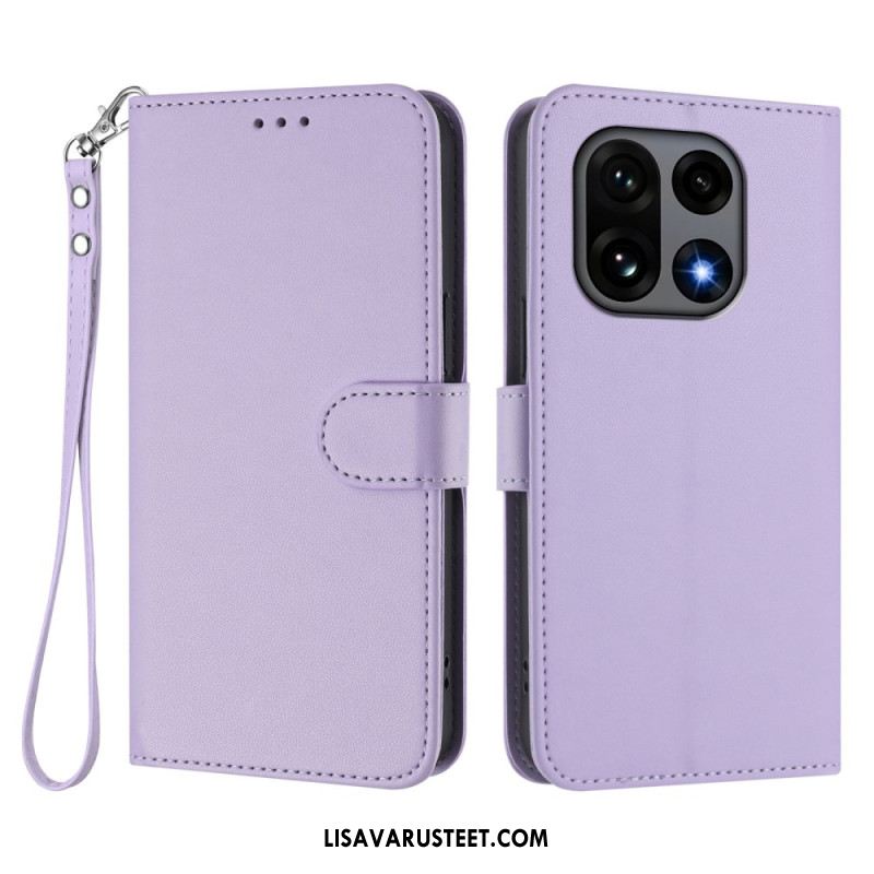 Kotelot Oneplus 15 Yksivärinen Hihnalla Suojakuori