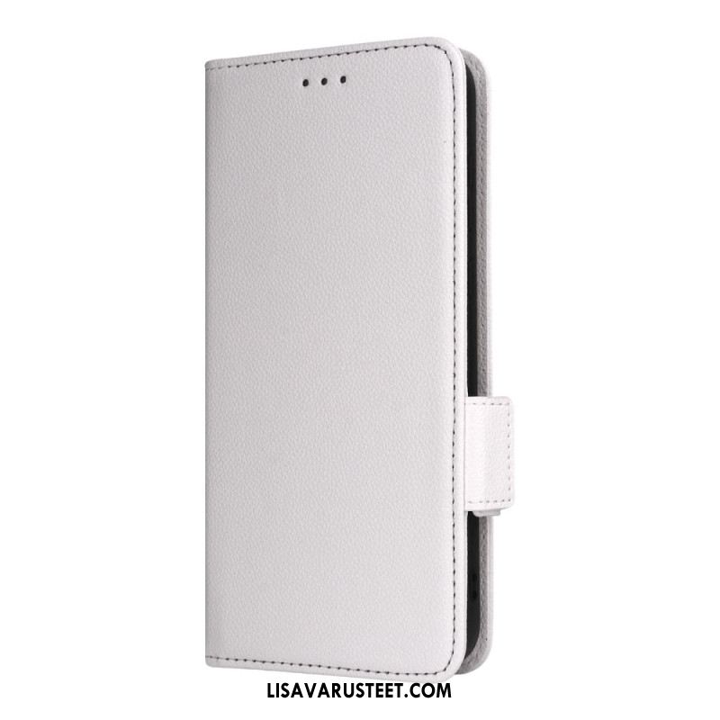 Kotelot Oneplus 15r Puhelinkuoret Litsikuvioinen Tekonahka Hihnalla