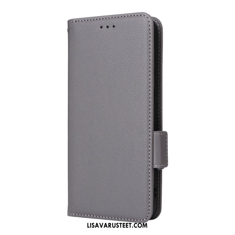 Kotelot Oneplus 15r Puhelinkuoret Litsikuvioinen Tekonahka Hihnalla