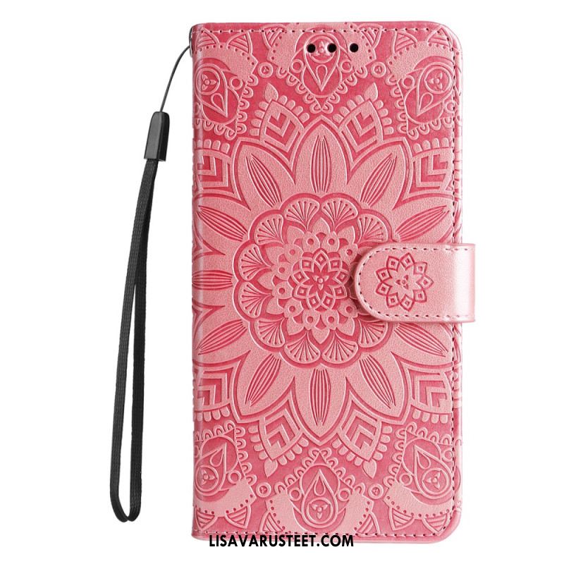 Kotelot Oneplus Nord 4 Auringonkukkakuvioinen Ranneke