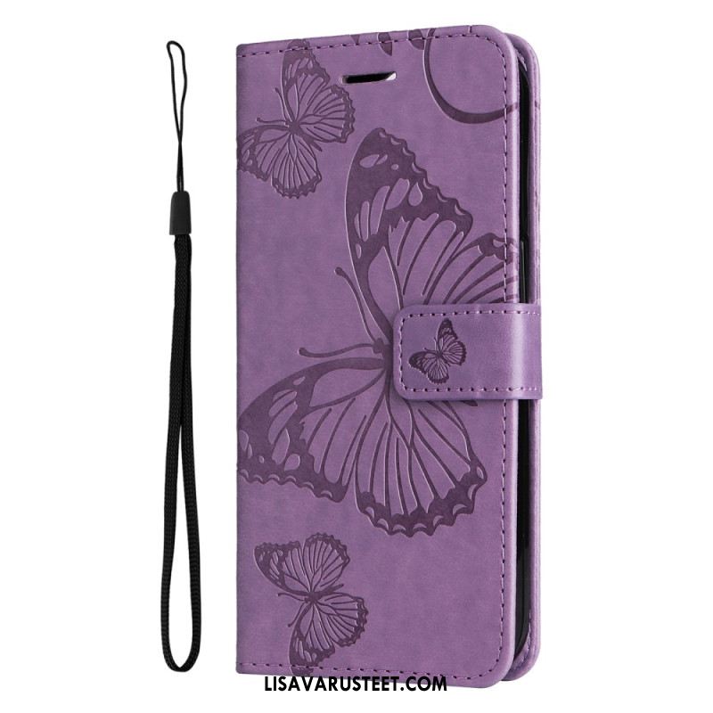 Kotelot Oneplus Nord 4 Puhelinkuoret Jättimäinen Perhosremmi