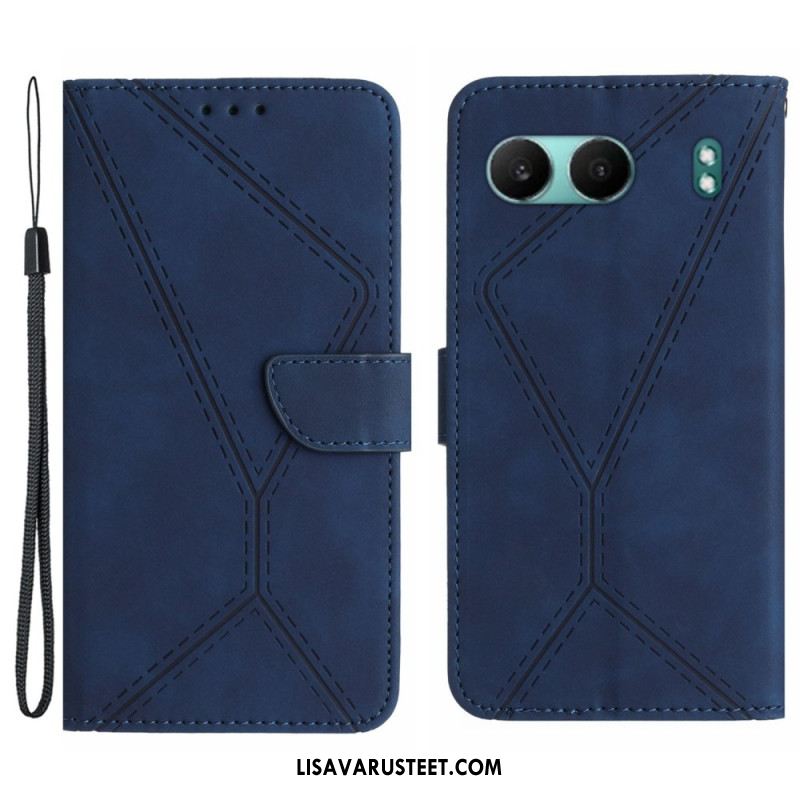 Kotelot Oneplus Nord 4 Puhelinkuoret Raidallinen Ja Vetivä Ranneke