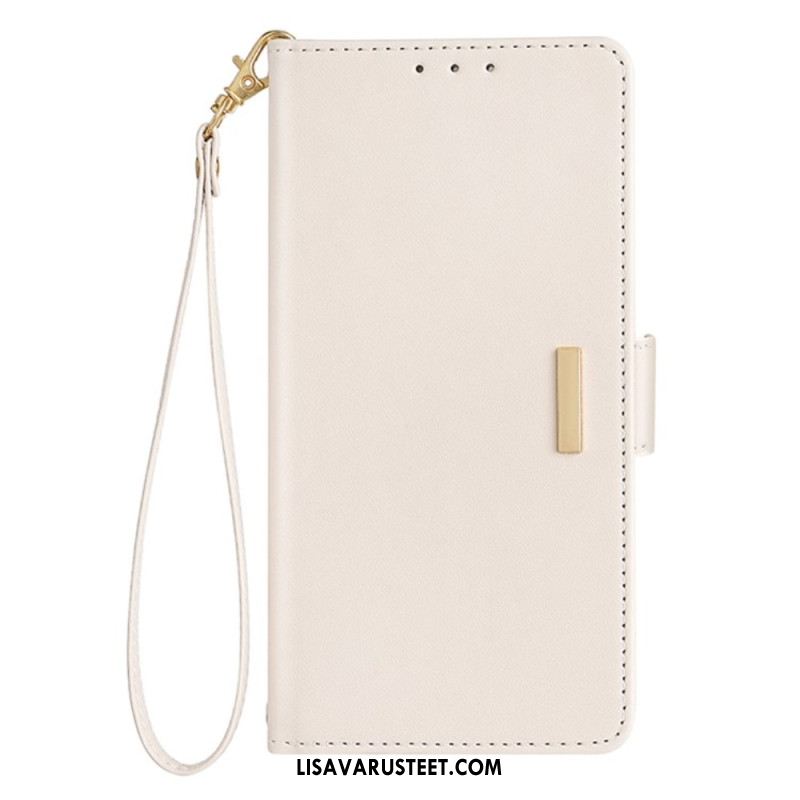 Kotelot Oneplus Nord 5 Kultainen Lukko Ja Nauha Suojakuori