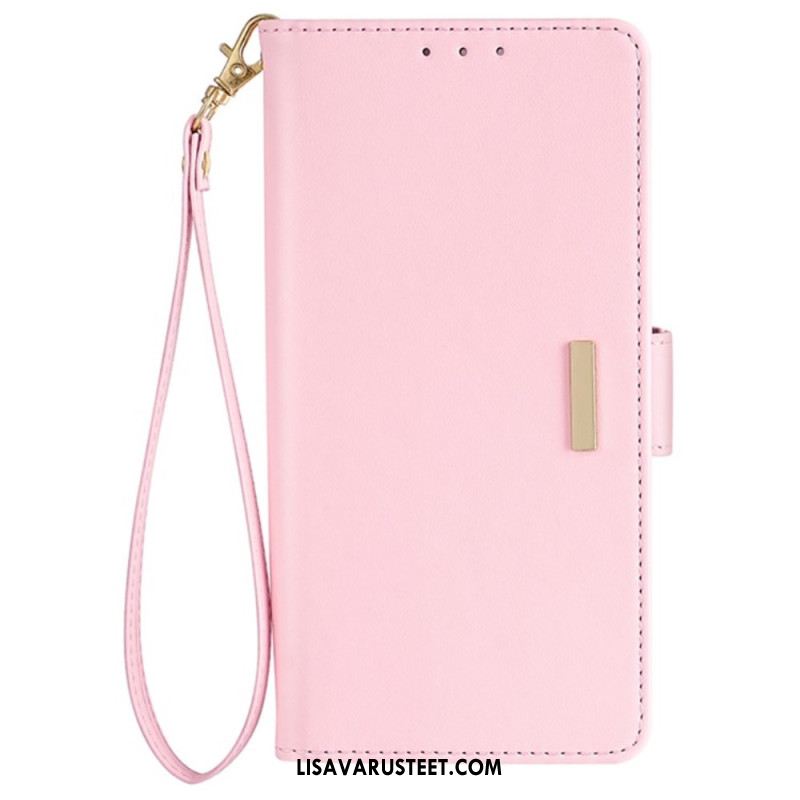 Kotelot Oneplus Nord 5 Kultainen Lukko Ja Nauha Suojakuori