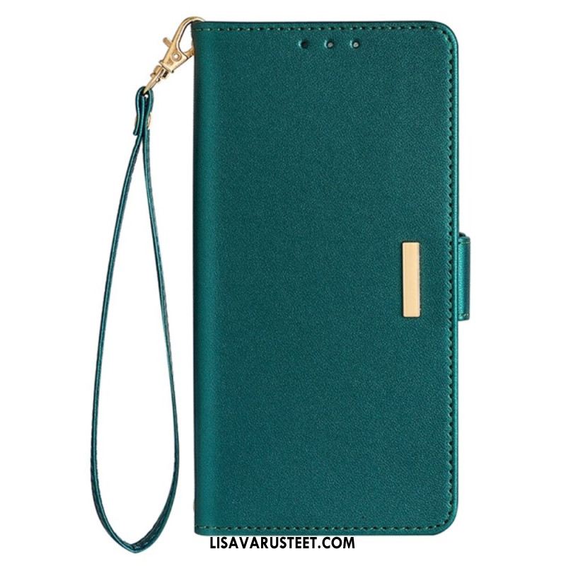 Kotelot Oneplus Nord 5 Kultainen Lukko Ja Nauha Suojakuori