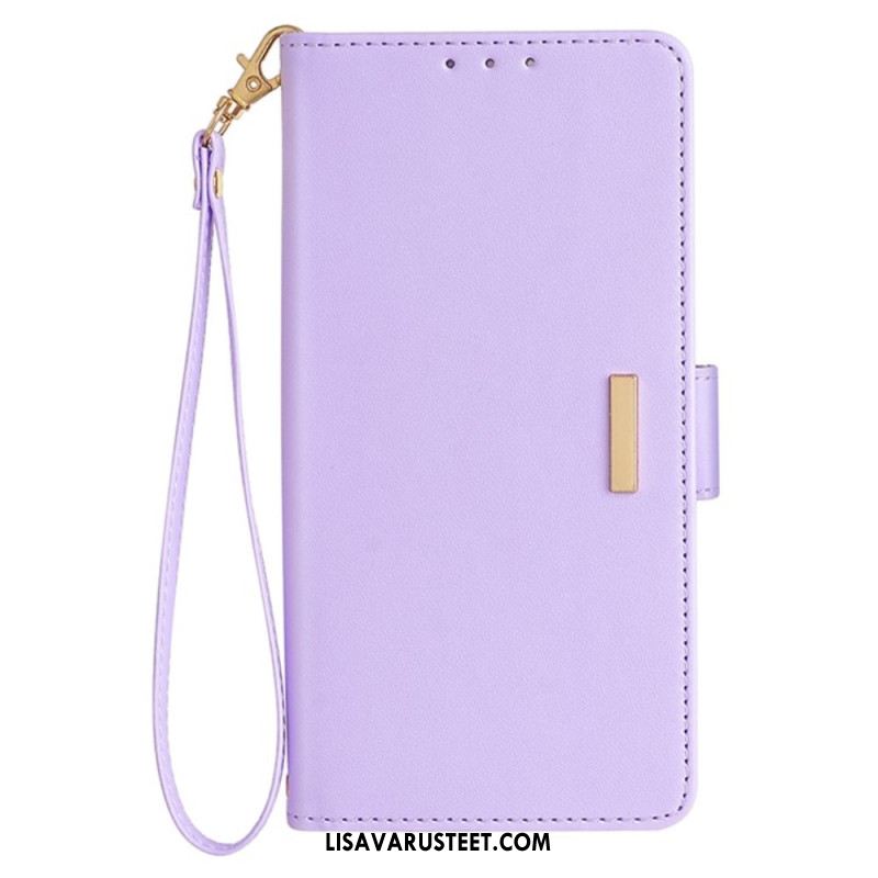 Kotelot Oneplus Nord 5 Kultainen Lukko Ja Nauha Suojakuori