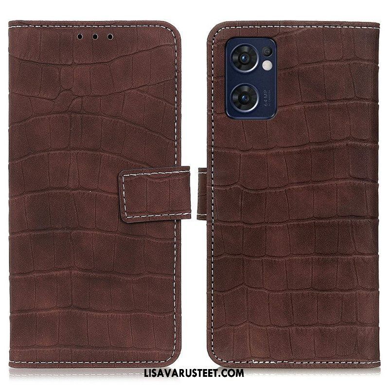 Kotelot Oppo Find X5 Lite Krokotiilin Voima