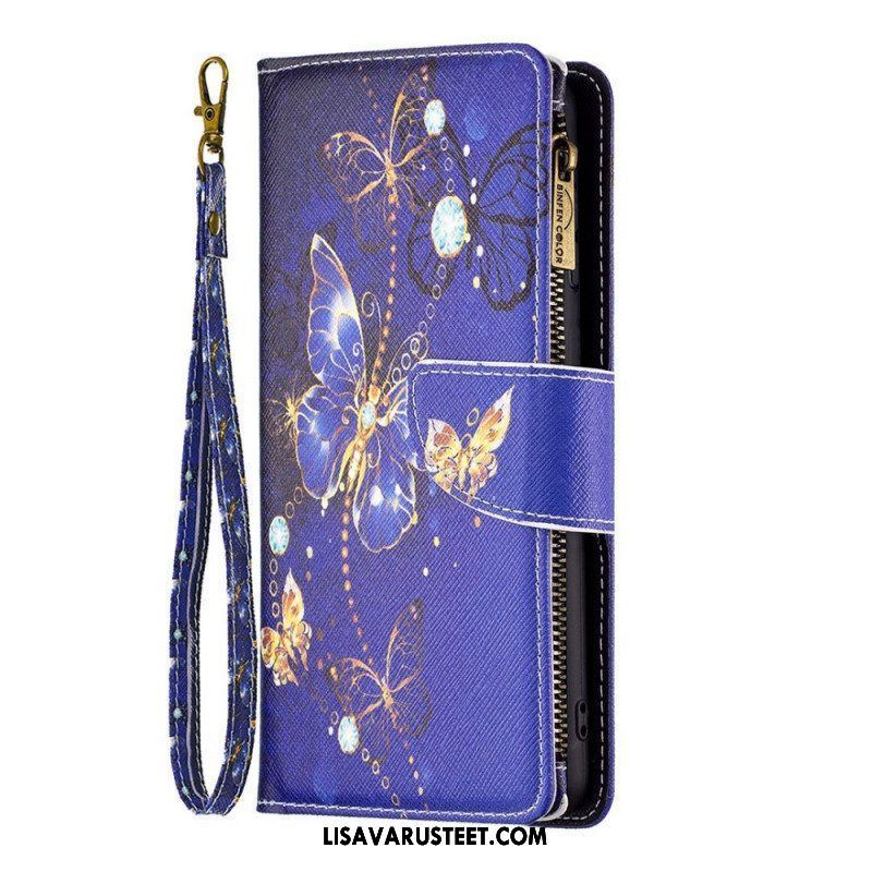 Kotelot Oppo Find X5 Lite Royal Butterfly Vetoketjullinen Pussi