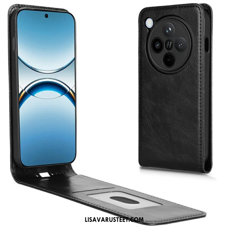 Kotelot Oppo Find X8 Pro Pystysuuntainen Käännettävä Keinonahka