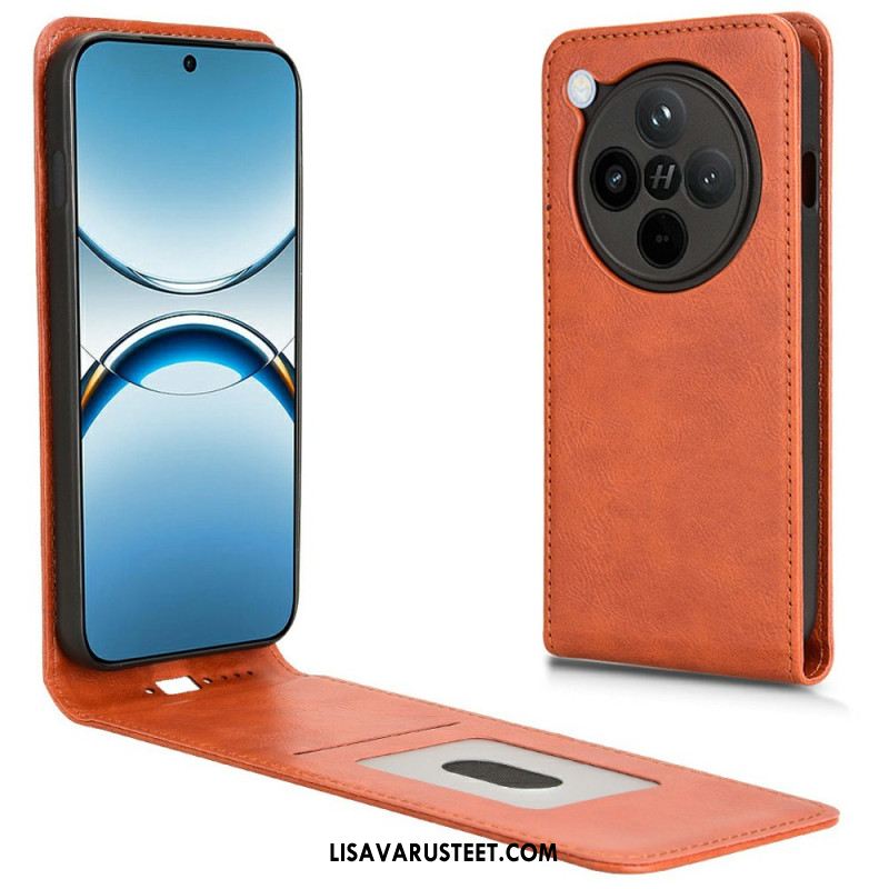 Kotelot Oppo Find X8 Pro Pystysuuntainen Käännettävä Keinonahka