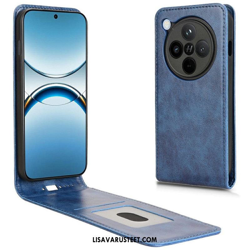 Kotelot Oppo Find X8 Pro Pystysuuntainen Käännettävä Keinonahka