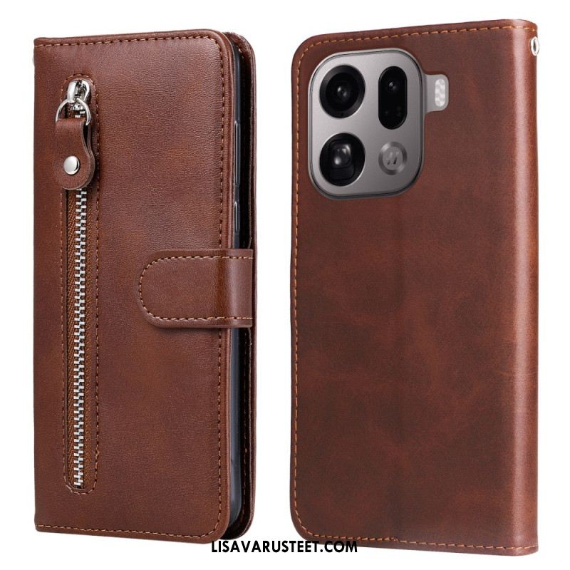 Kotelot Oppo Find X9 Pro 5g Vetoketjullinen Tasku