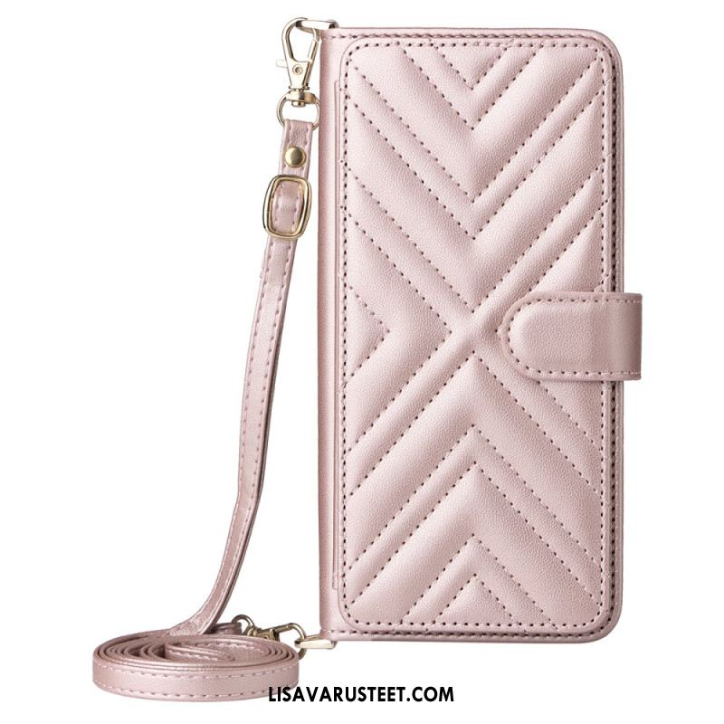 Kotelot Oppo Reno 14f 5g Puhelinkuoret Ensiluokkainen Muotoilu Olkahihnalla Ja Kaulanauhalla